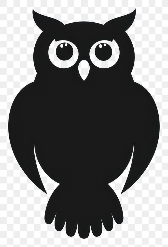 PNG Owl silhouette clip art animal black white.