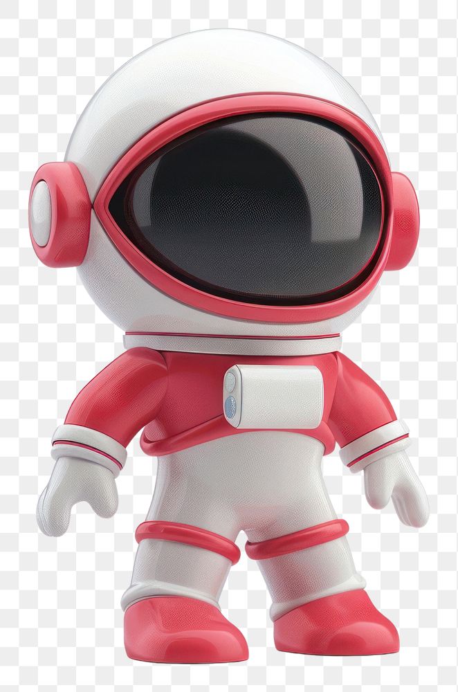 PNG Astronaut robot toy white background.