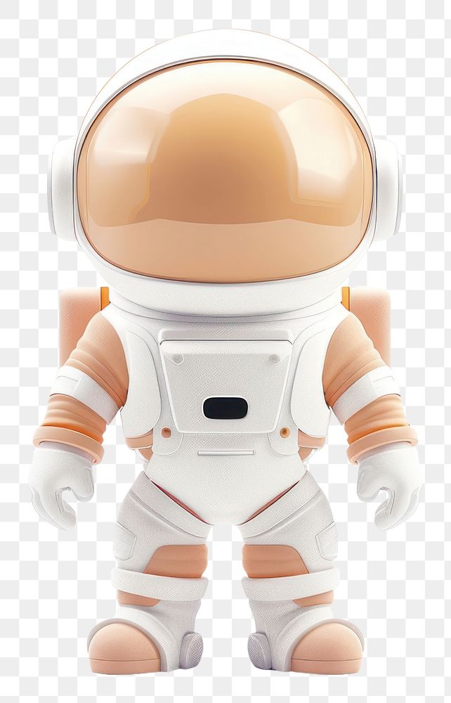 PNG Astronaut robot toy white background.