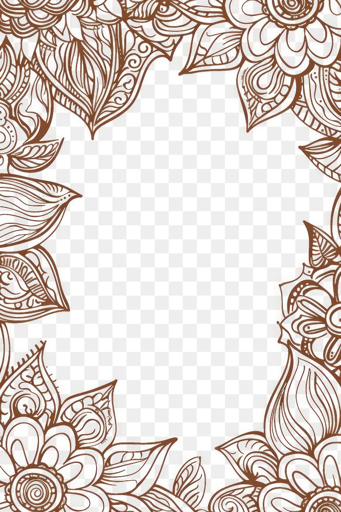 PNG Diwali illustrated graphics pattern.