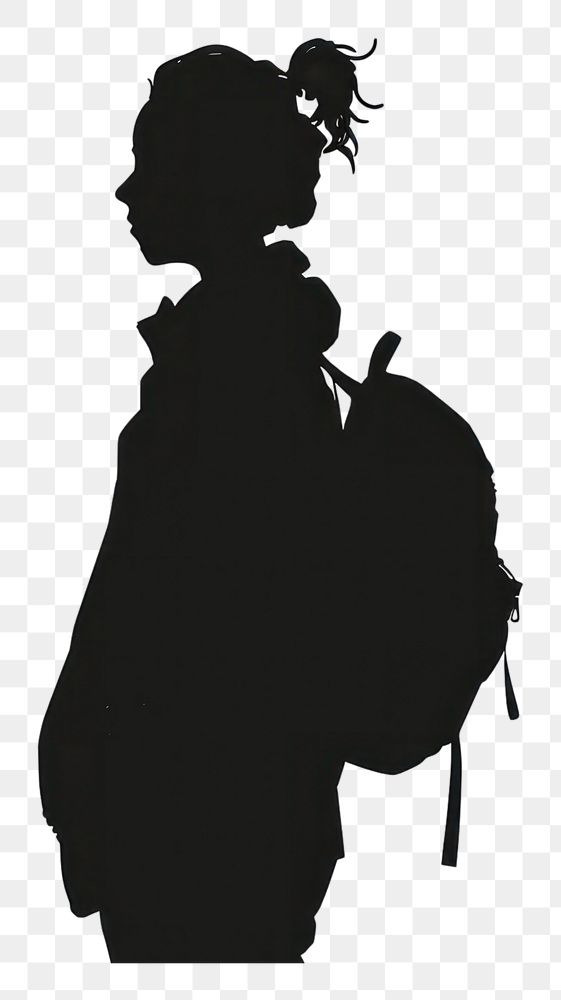 PNG One of student silhouette clip art stencil person human.