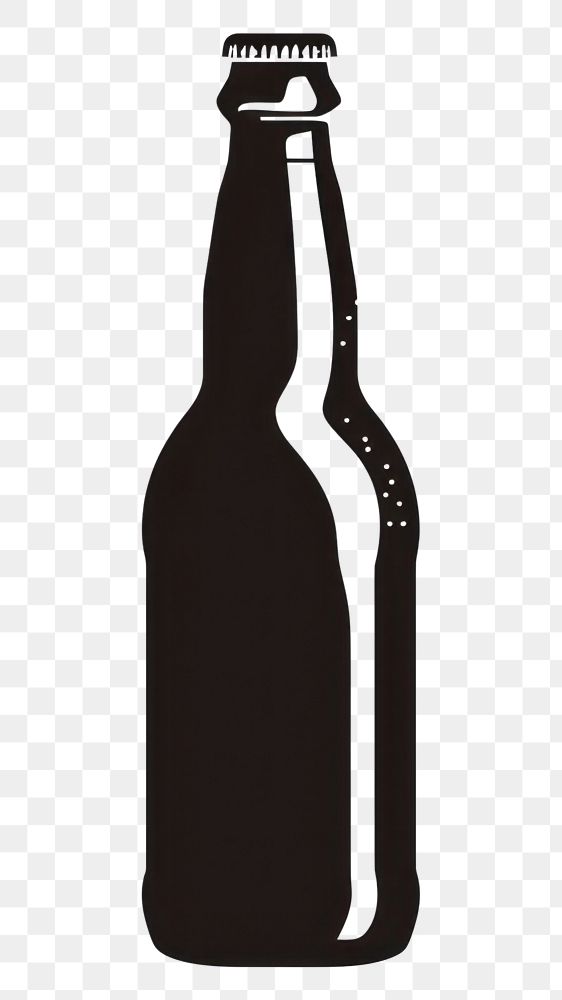 PNG Beer beverage alcohol bottle.