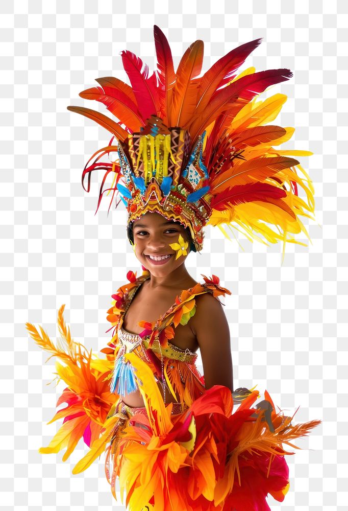 PNG Latina Caribbean girl recreation carnival dancing.