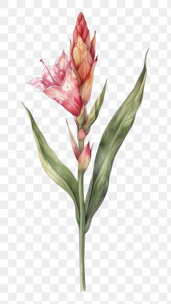 PNG  Spadix flower gladiolus blossom plant.