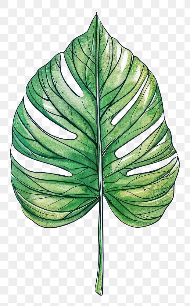 PNG Plam leaf art plant