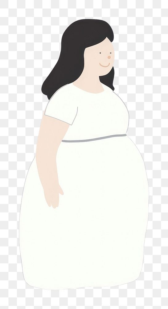 Pregnant illustrated clothing apparel.