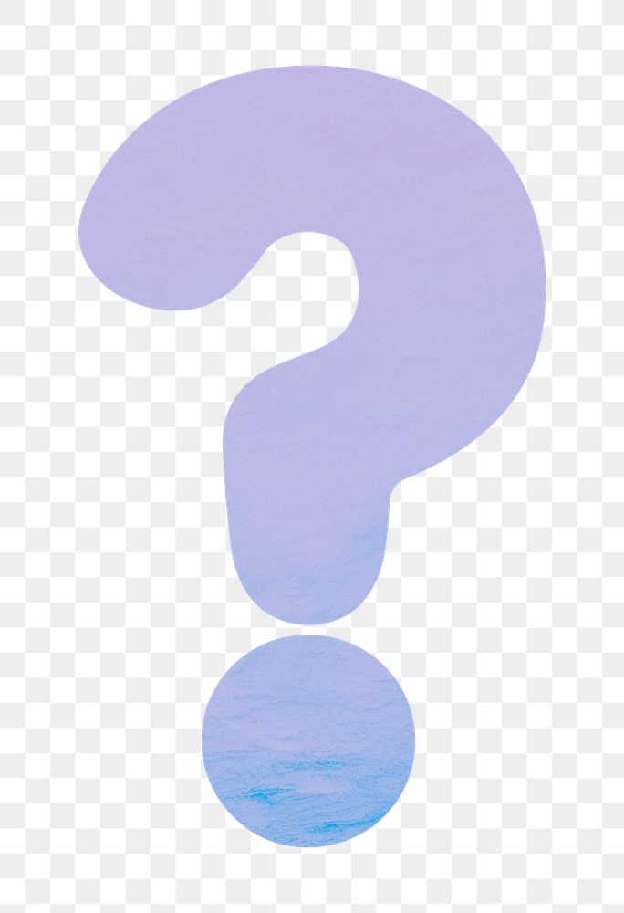 PNG purple question mark sign, transparent background