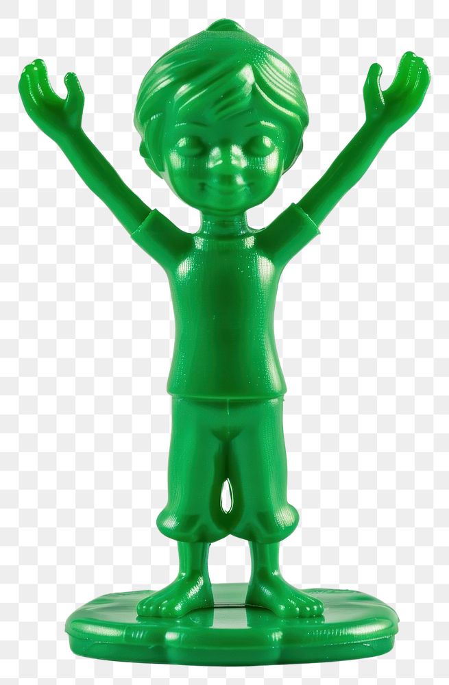 PNG Green plastic toy kid accessories accessory figurine.