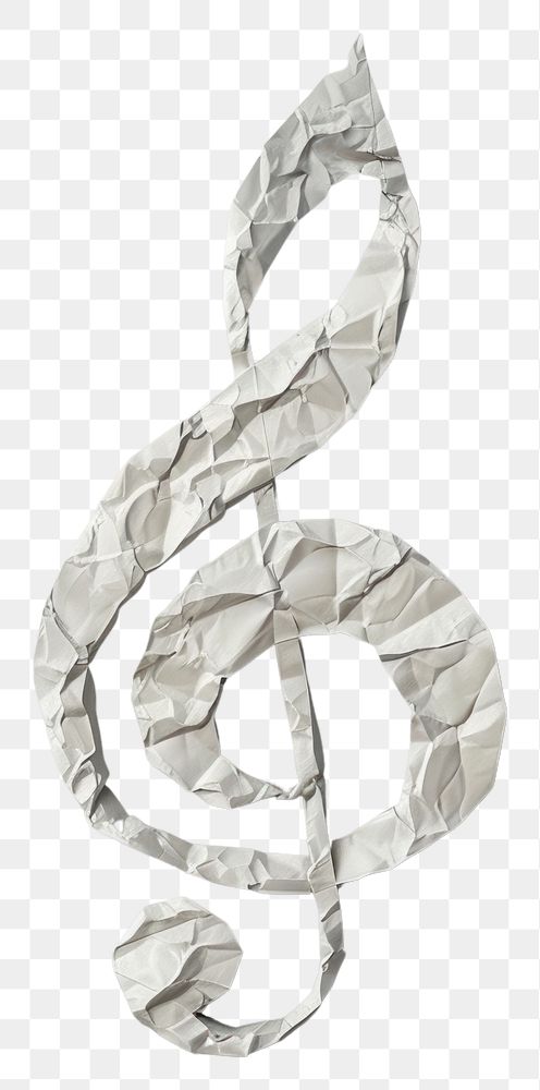 PNG Musical note in style of crumpled symbol number diaper.