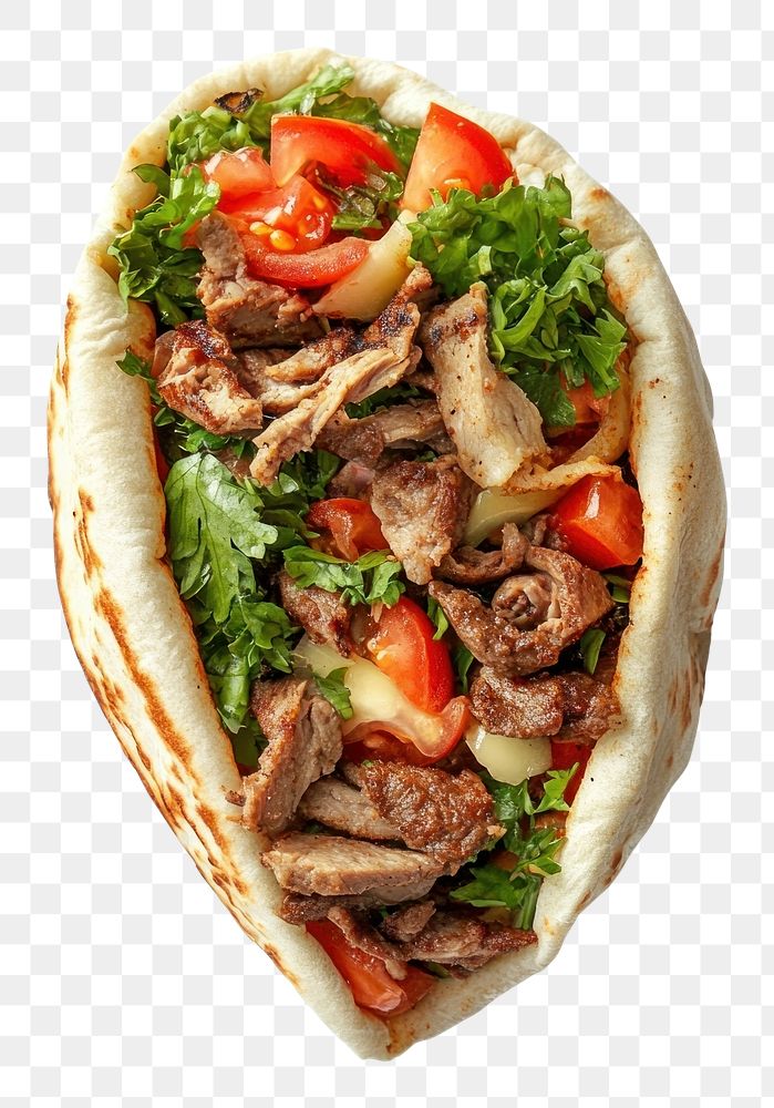 PNG Shawarma shawarma bread pita.