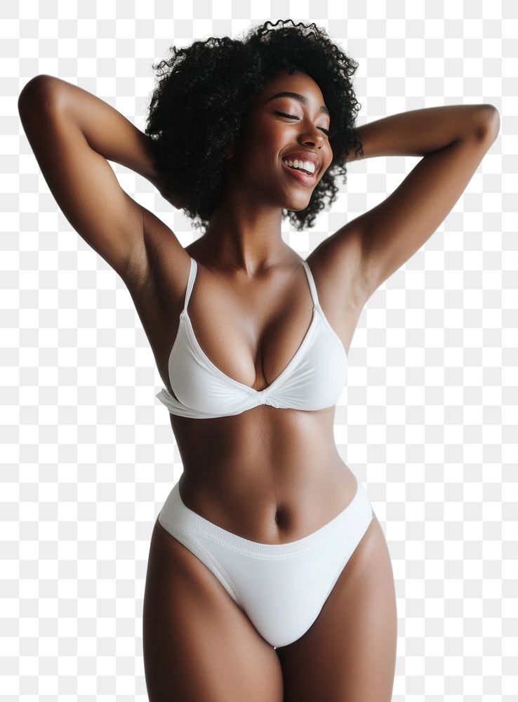 PNG A swimmer in fashionable intimate apparel background bikini woman.