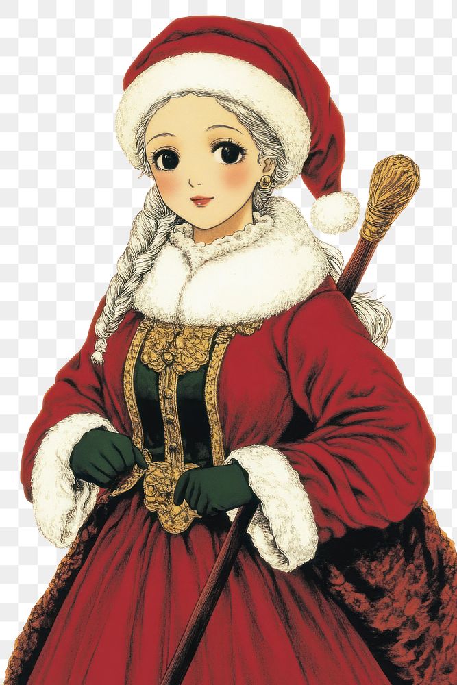 PNG Art illustration christmas character.