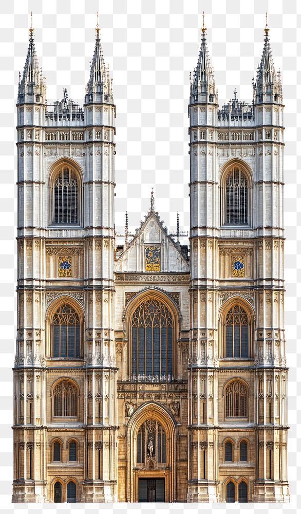 PNG Westminster Abbey architecture cathedral building.