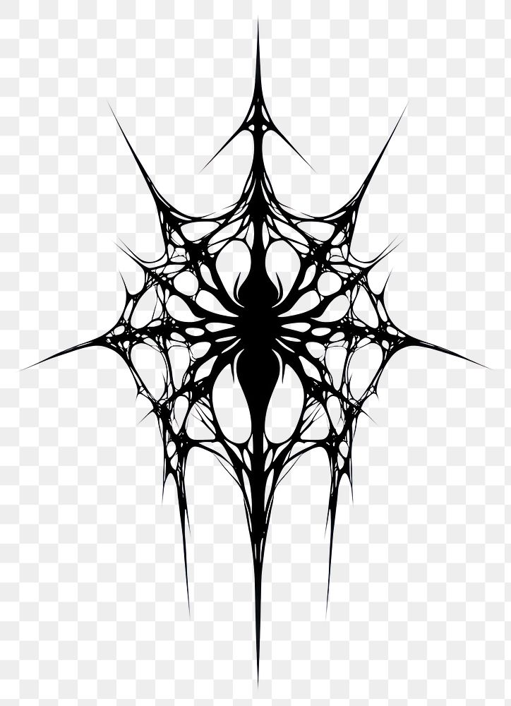 PNG Spider web design illustration chandelier.