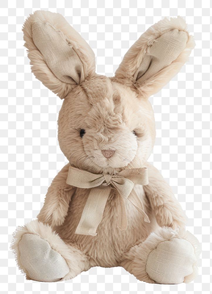 PNG Cottagecore rabbit animal plush bunny.