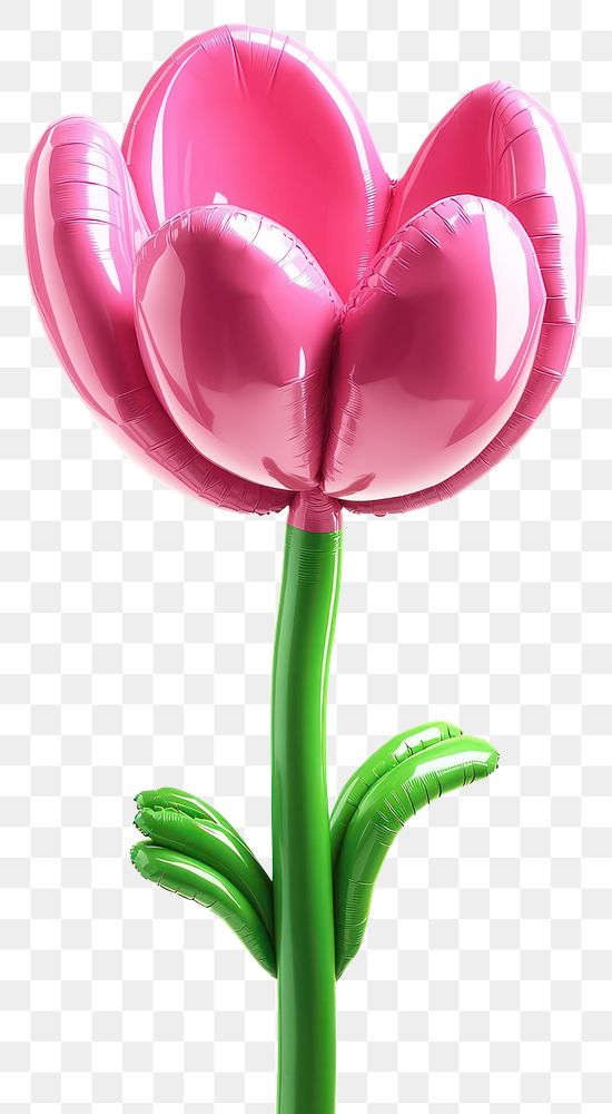 PNG Tulip balloon flower design.