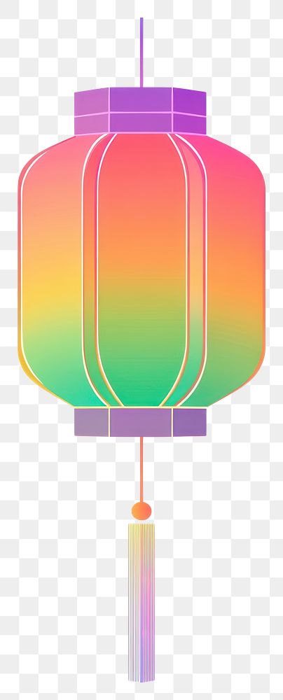 PNG Square Chinese lantern illustration gradient traditional.