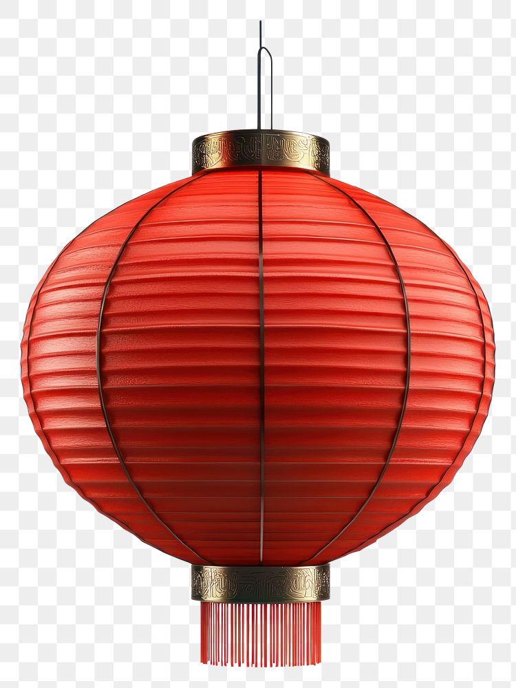 PNG Red chinese lantern traditional celebration chandelier.