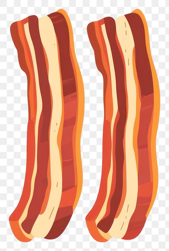 PNG Bacon illustration food meat.