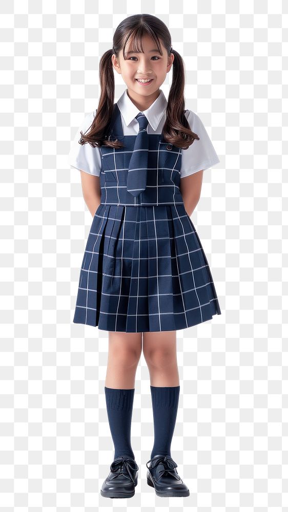 PNG Elementary school kid girl clothing uniform dress.