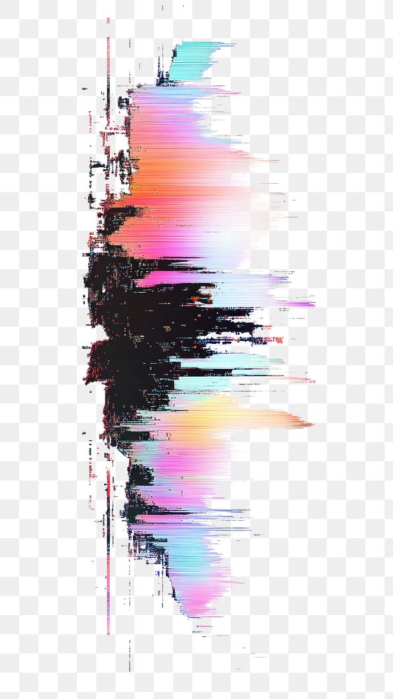 PNG Glitch computer screen error graphics abstract art.