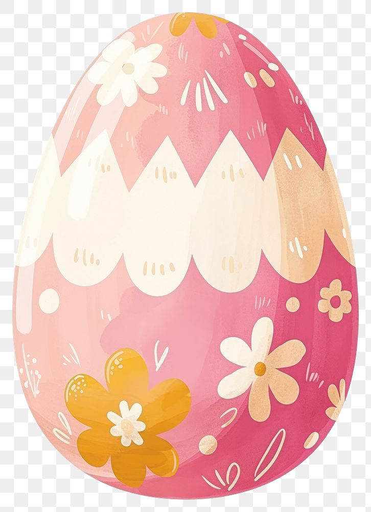 PNG Cute egg pattern easter pastel.