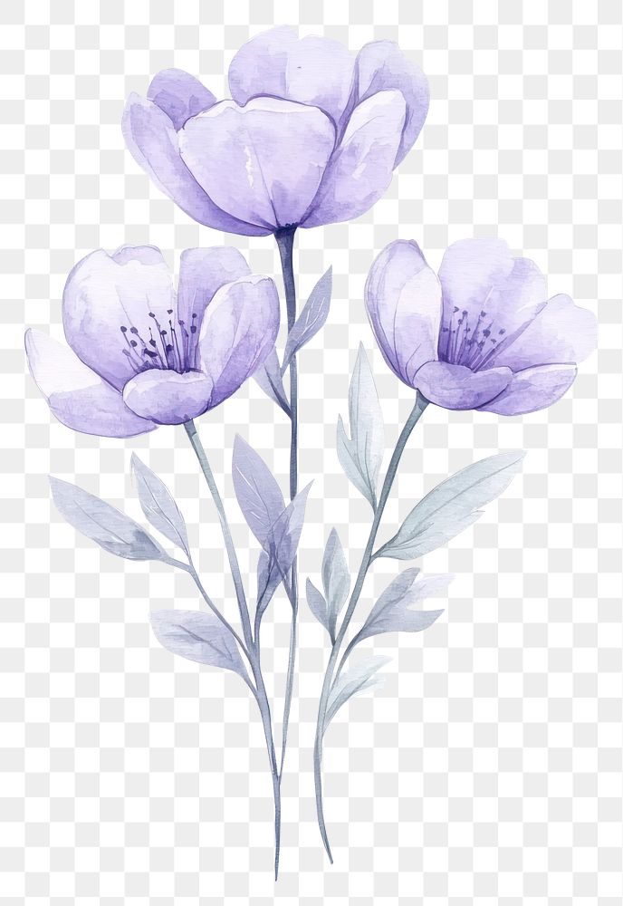 PNG Aesthetic spring flower flowers art illustration.