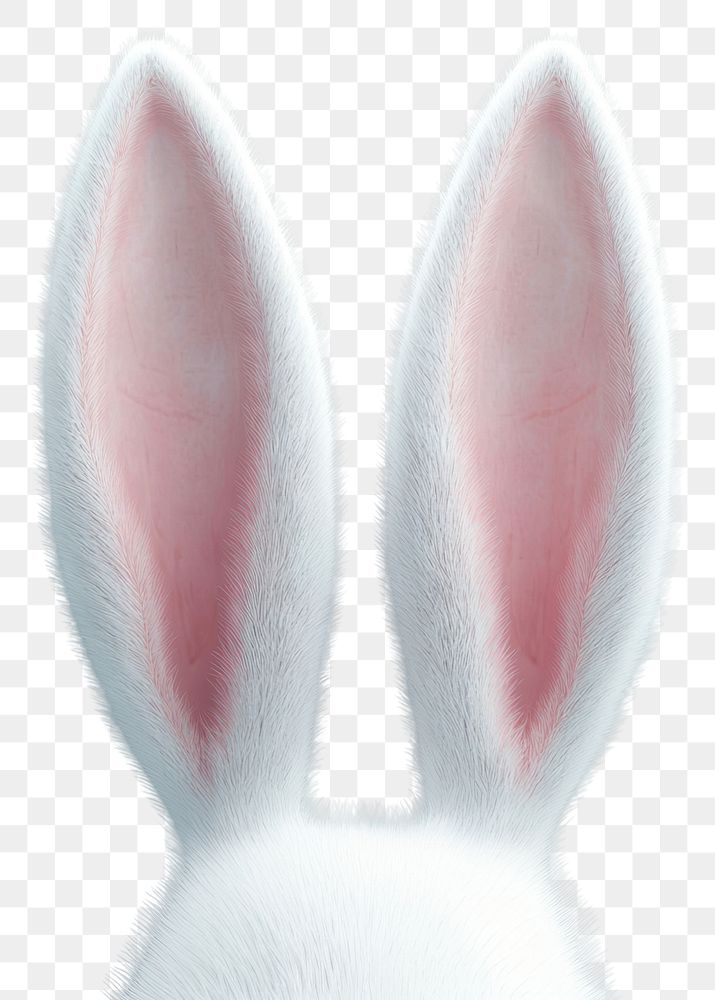 PNG White rabbit ears background animal bunny.