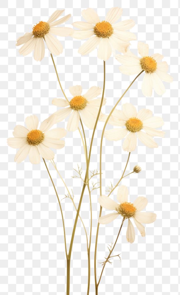 PNG Dried flower flowers background daisies.