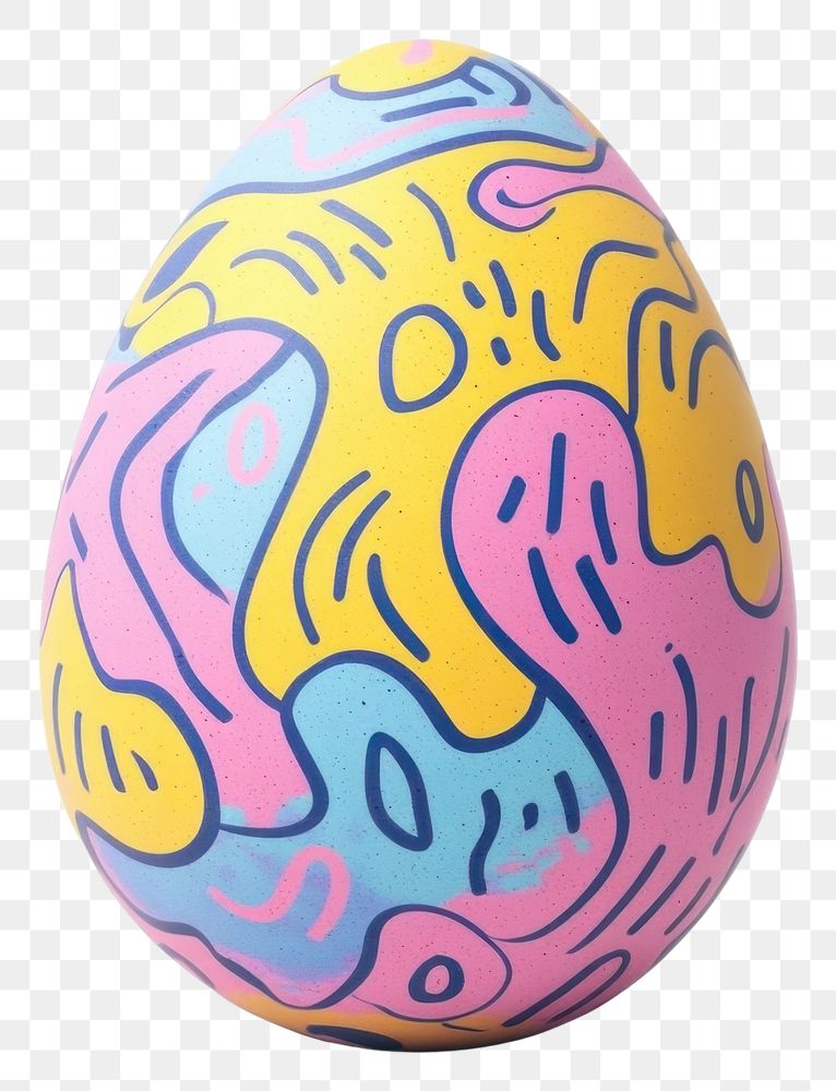 PNG Easter egg pattern illustration decorative.