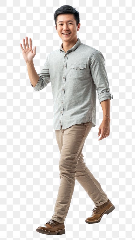 PNG Man walking background standing portrait.