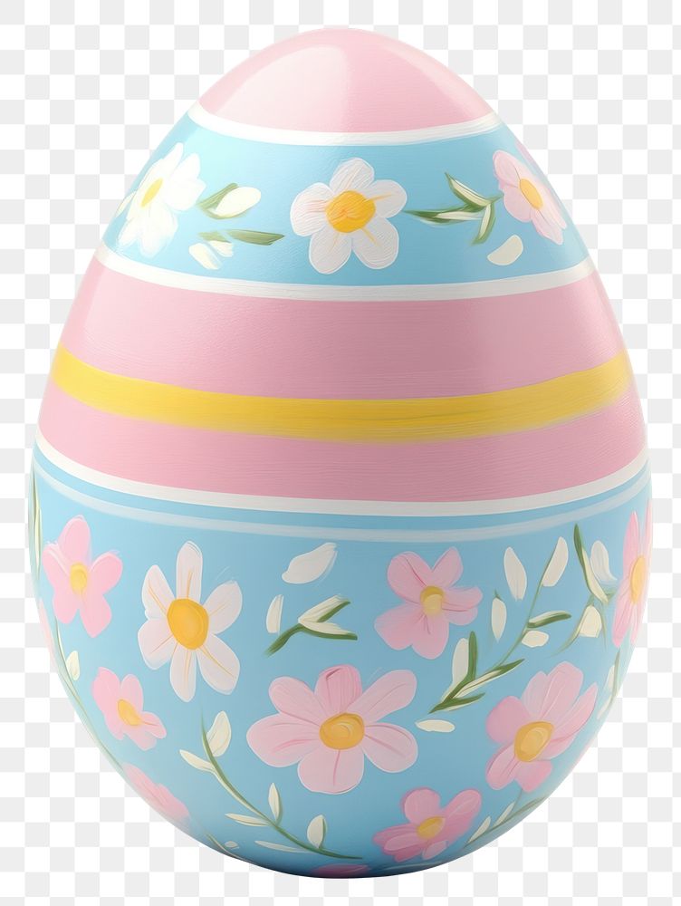 PNG Easter egg easter pastel colors.