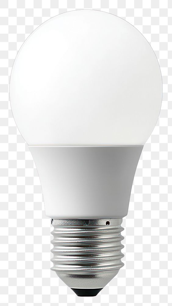 PNG A white light bulb lightbulb modern led.