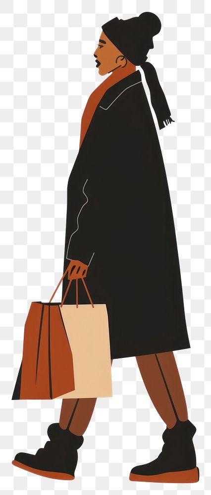 PNG Female bags illustration clothing.