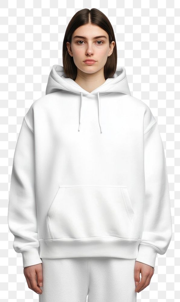 PNG Winter Hoodie hoodie clothing white.