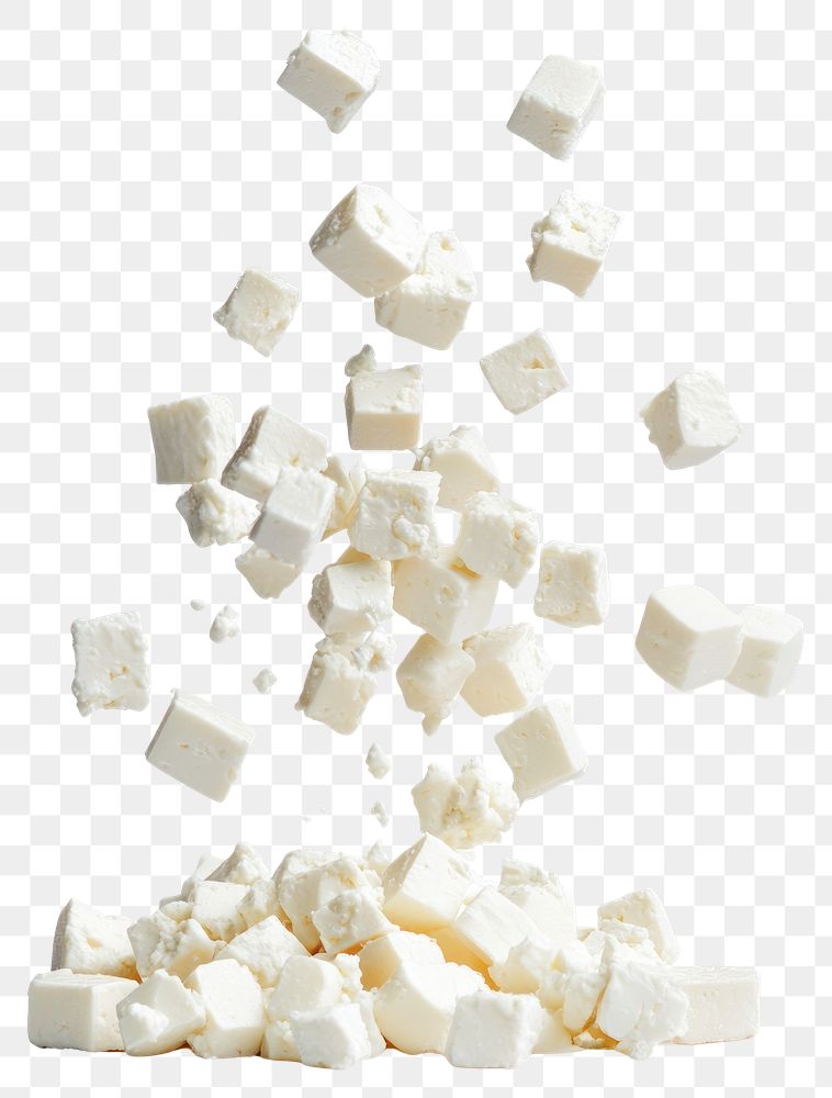 PNG Small diced Feta cheese white food feta.