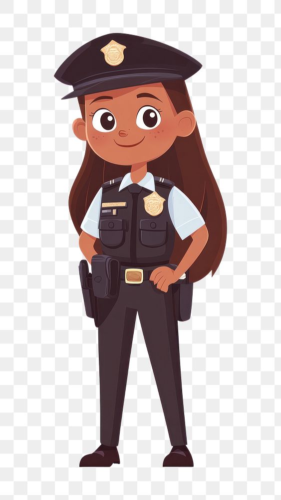 PNG Police cartoon illustration officer police.