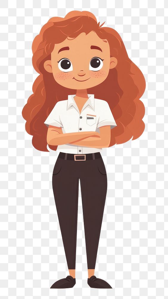 PNG Professor cartoon illustration female white.