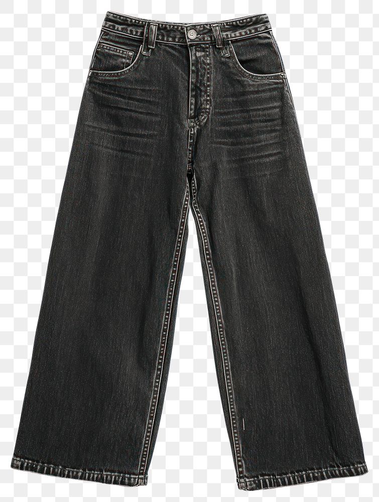 PNG Jeans clothing wide-leg pants.