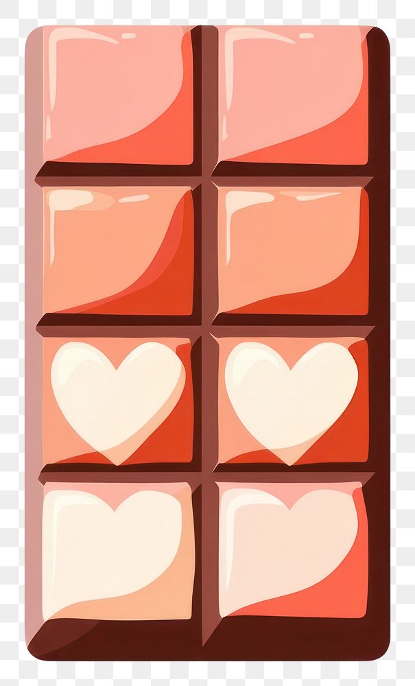 PNG Chocolate bar illustration sweets shapes.