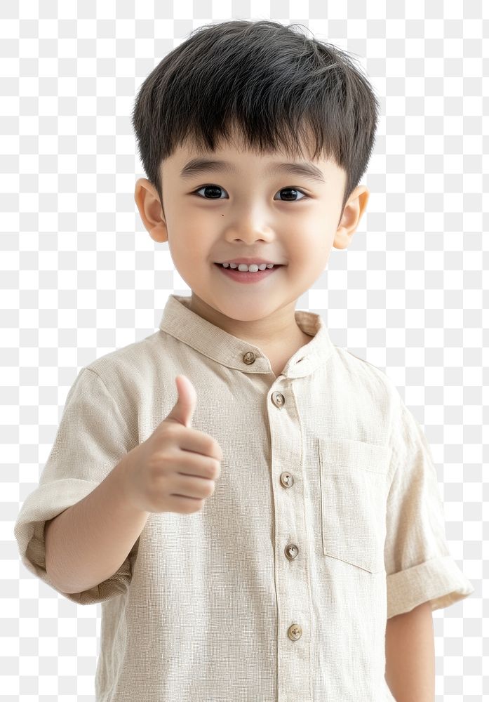 PNG Pointing sign gesture boy portrait happy.