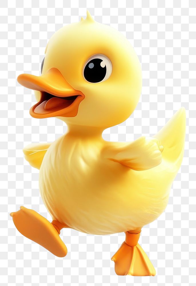 PNG Cartoon runing background White Baby Duck.