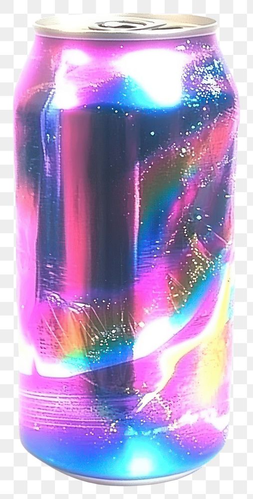 PNG Collage cutout glitter soda can holographic packaging colorful.