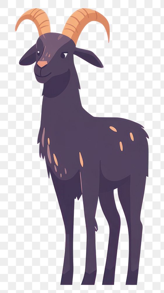 PNG Goat illustration animal colors.