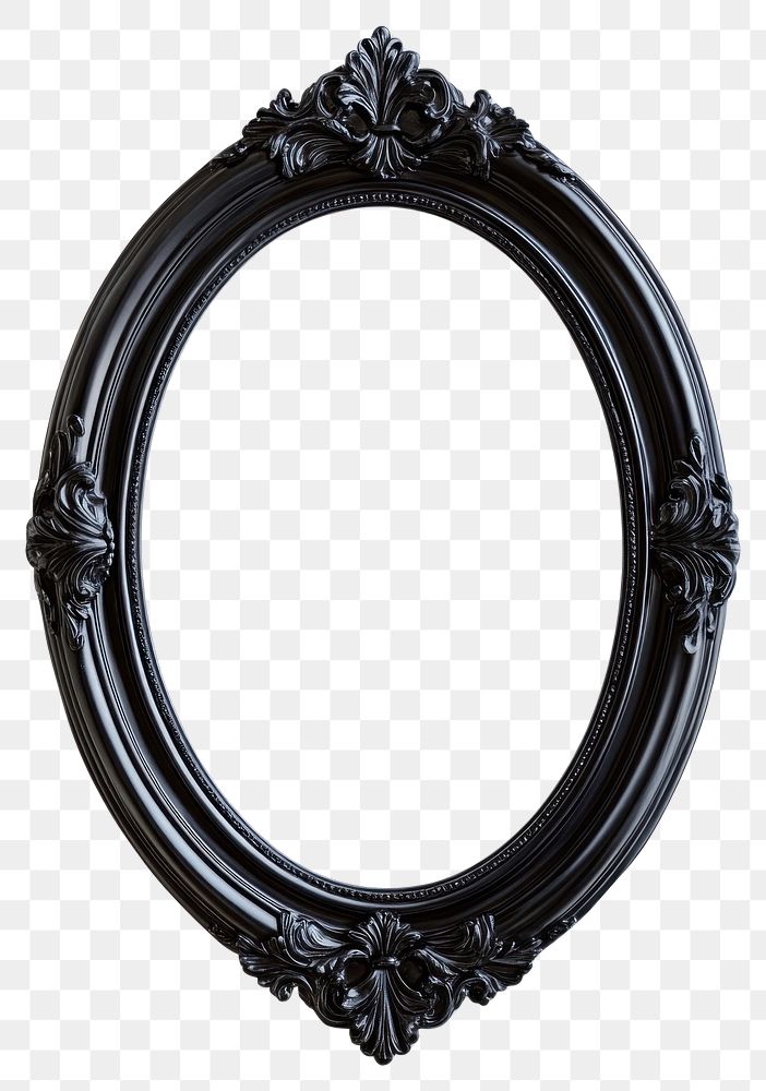 PNG Oval black frame vintage oval photo photography.