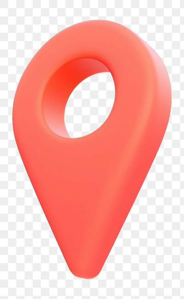 PNG 3d location pin illustration symbol icon.