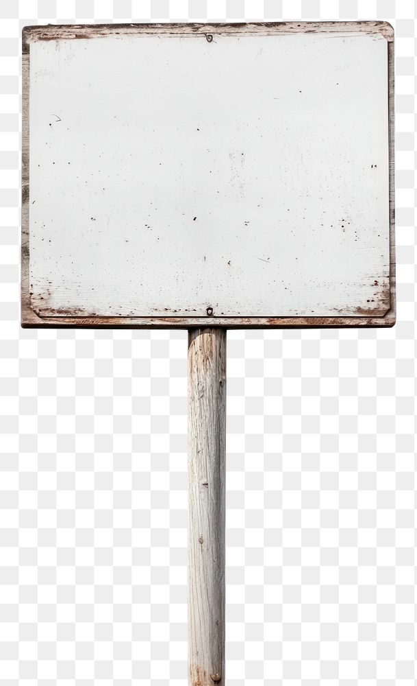 PNG Empty signpost wood board weathered outdoor.