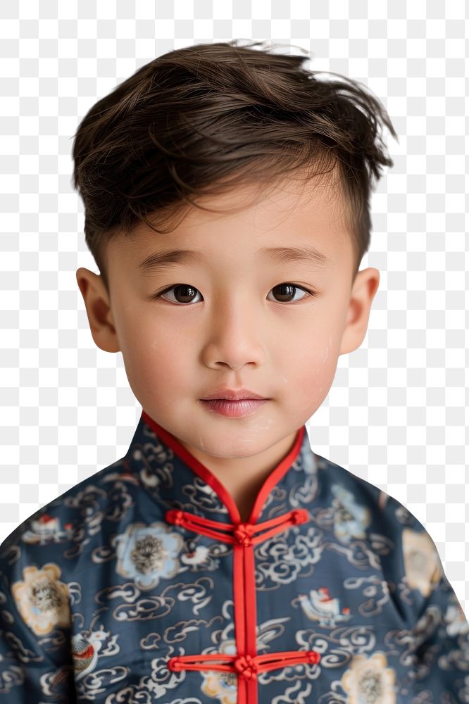 PNG Chinese New Year Festival child photography portrait.