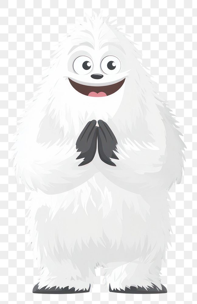 PNG Yeti illustration white yeti.