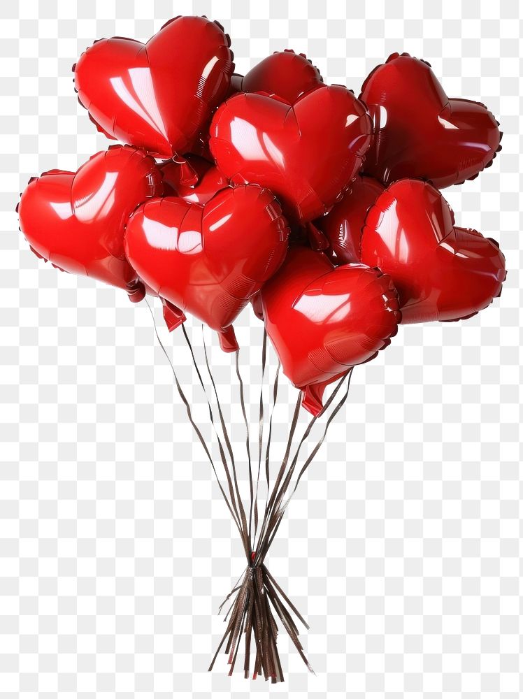 PNG Heart balloon red heart-shaped.